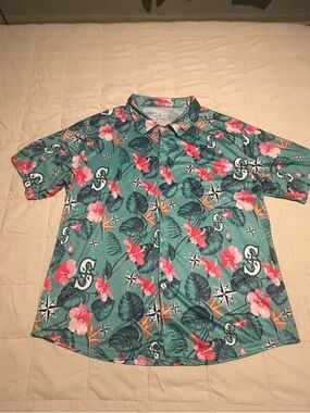 Seattle Mariners Aloha Shirt from Hawaiian Night Shirt Giveaway